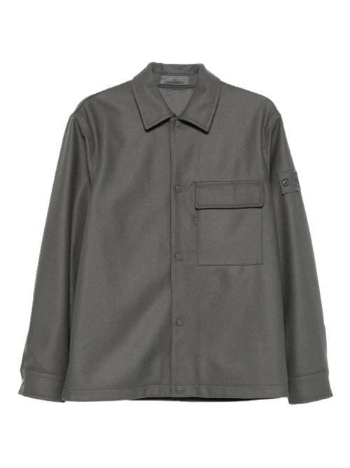 Stone Island Giacca-camicia con tasche Stone Island | K2S151200028S0F24V0067 DARK GREY